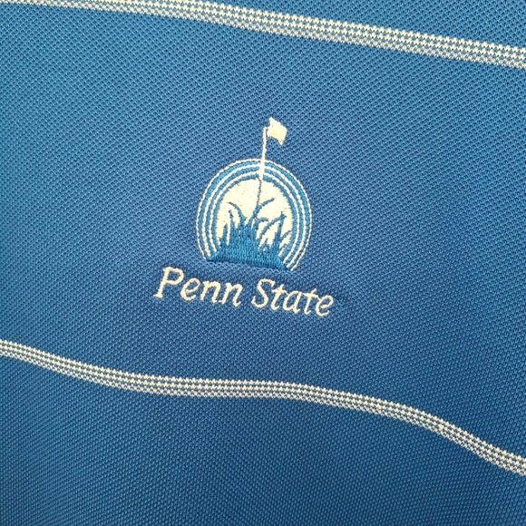 Cutter & Buck Mens Medium Penn State Golf Polo Shirt - Picture 2 of 8